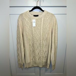 Men’s Large Sweater Cream American Eagle Condition is New